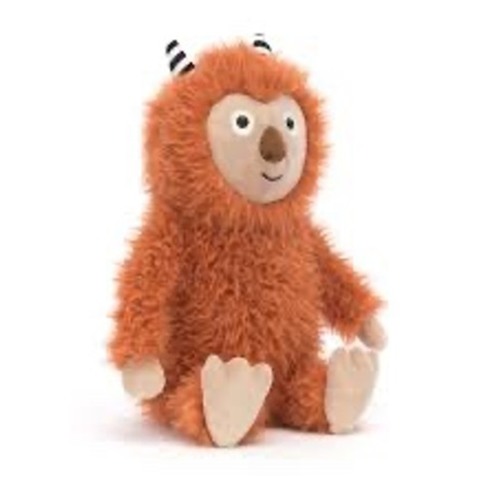 Jellycat Jinx Monster Burnt Orange Shaggy Plush Stuffed Animal Toy JCINC5477